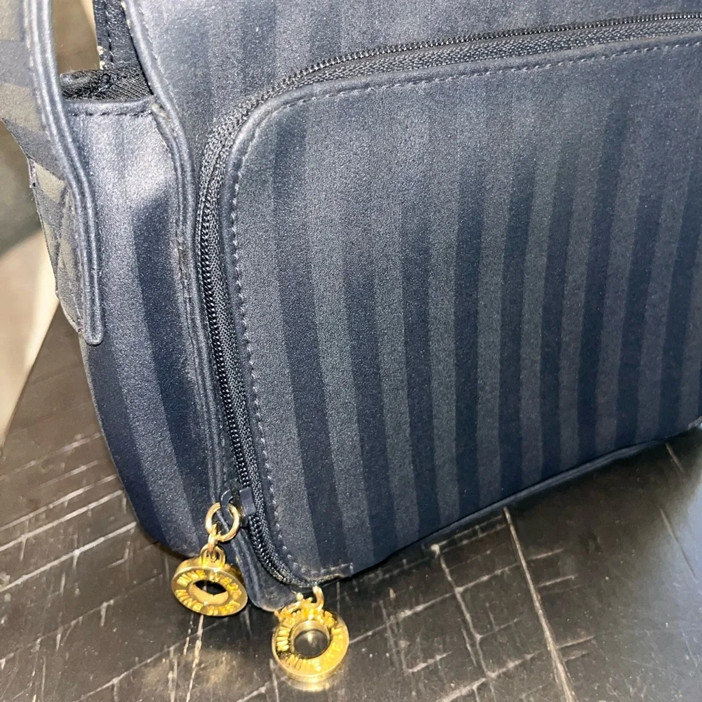 Nine West Blue Striped Crossbody Bag